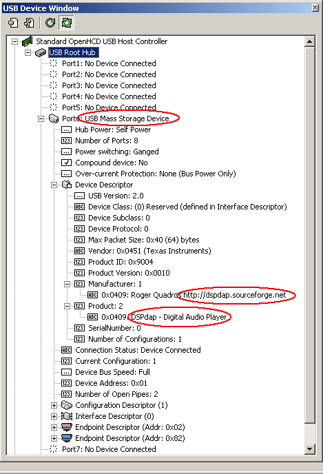 USB Device Descriptor