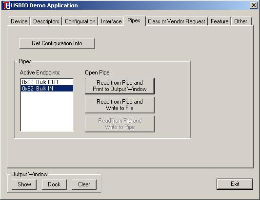 usbio 2 endpoints