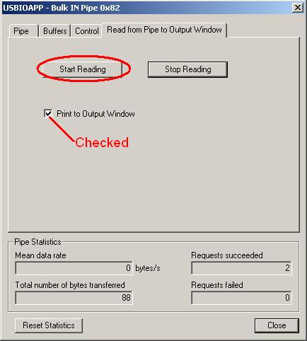 usbio reading the IN endpoint